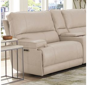 Whitman Verona Linen Cordless LAF Power Recliner with Power Headrest