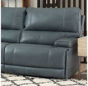 Whitman Verona Azure Cordless RAF Power Recliner with Power Headrest