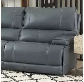 Whitman Verona Azure Cordless RAF Power Recliner with Power Headrest
