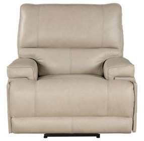 Whitman Verona Linen Cordless Power Recliner with Power Headrest