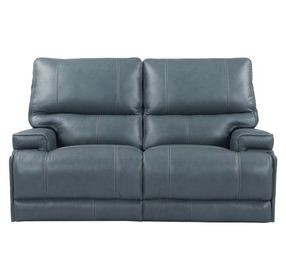 Whitman Verona Azure Cordless Power Reclining Loveseat with Power Headrest