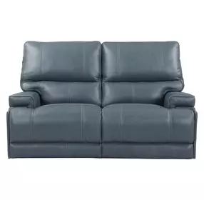 Whitman Verona Azure Cordless 65" Power Reclining Loveseat with Power Headrest