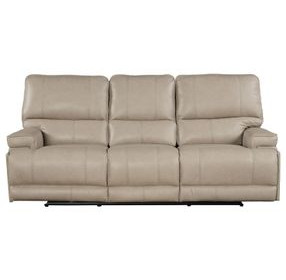 Whitman Verona Linen Cordless Power Reclining Sofa with Power Headrest