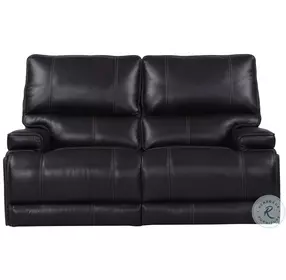 Hemingway Verona Coffee Cordless 65" Power Reclining Loveseat with Power Headrest