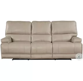 Hemingway Verona Linen Cordless Power Reclining Sofa with Power Headrest