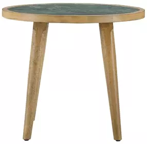 Novato Light Brown Round End Table