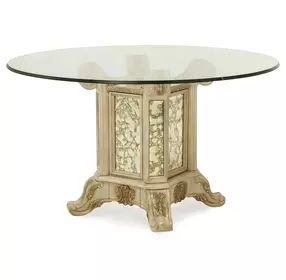 Platine de Royale Champagne 54" Round Dining Table