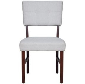 Tioga Gray Upholstered Dining Chair Set of 2