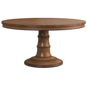 Harbor Brown 82" Extendable Oval Dining Table