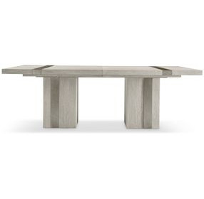 Tempo Beige 110" Rectangular Extendable Dining Table