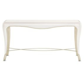 London Crest Creamy Pearl Rectangular Console Table