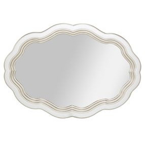 London Crest Creamy Pearl Wall Mirror
