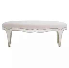 London Place Creamy Pearl 57" Bed Bench
