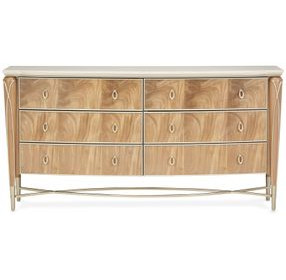 Villa Cherie Caramel 6 Drawer Dresser