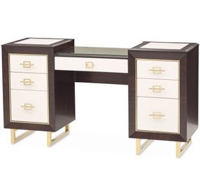 Belmont Place Espresso Vanity Desk