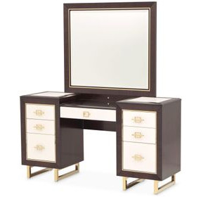 Bellwood Espresso Vanity with Mirror