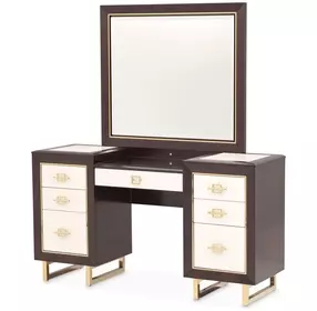 Belmont Place Espresso Vanity with Mirror