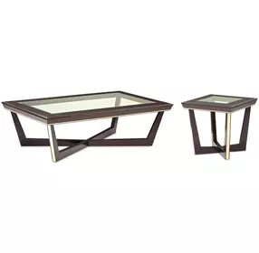 Belmont Place Espresso Occasional Table Set