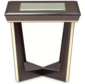 Belmont Place Espresso Square End Table