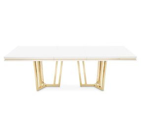Palmcrest Cloud White 96" Extendable Rectangular Dining Table