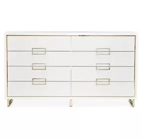Palm Gate Cloud White 6 Drawer Dresser