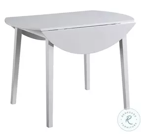 Naples White Extendable Dining Table