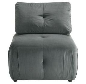 Aubrey Light Gray Modular Chair