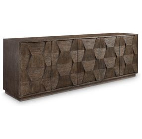 Linea Cerused Charcoal TV Stand