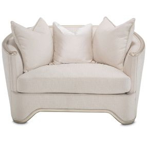 London Place Champagne Chair and A Half with Pillow