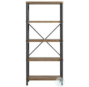 Norcross Hickory 72" Bookcase