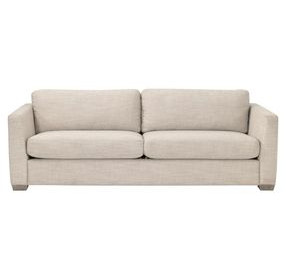 Bronze Bay Flax Linen Performance Fabric 95" Neiman Sofa