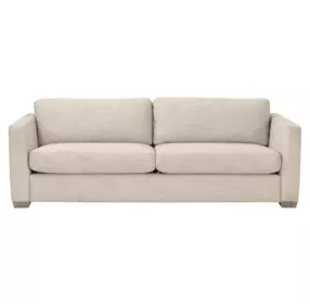 Bronze Bay Flax Linen Performance Fabric 95" Neiman Sofa