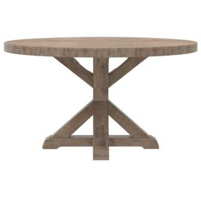 Newberry Weathered Natural 54" Round Dining Table