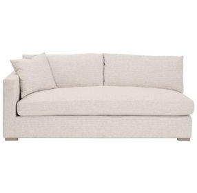 Newport Beige Performance Fabric Outdoor LAF Sofa