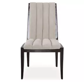 Paris Chic Espresso and Doeskin Dining Side Chair