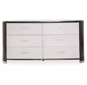Paris Chic Espresso 6 Drawer Dresser