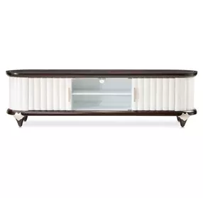 Paris Chic Espresso 80" Media Cabinet