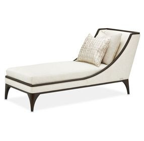 Paris Chic Cremini and Espresso Chaise
