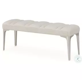 Penthouse Ash Gray Bed Bench