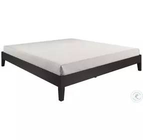 Nix Black Espresso King Platform Bed