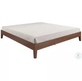 Nix Natural King Platform Bed