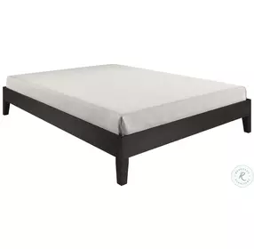 Nix Black Espresso Queen Platform Bed