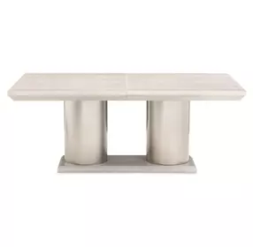 Marin Greige 77" Extendable Rectangular Dining Table