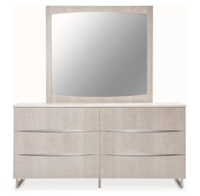 Seawell Greige Dresser with Mirror