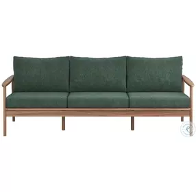 Ashton Moss Performance Fabric Outdoor Patio 89" Sofa