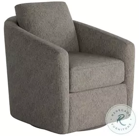 Daisey Berber Sterling Swivel Glider