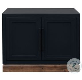 Nora Modular Black And Whiskey 2 Door Cabinet