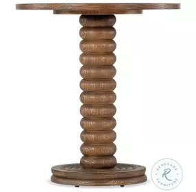 Commerce and Market Natural Spindle Accent Table