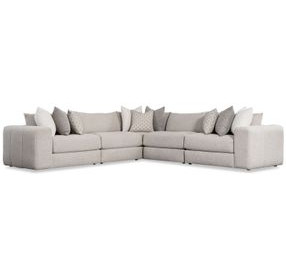 Vista Beige 5 Piece Sectional