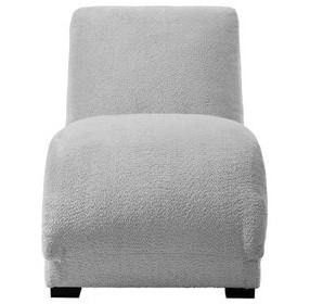 York Glam Fog 66" Chaise with USB Charging and LED